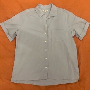 Madewell Short Sleeve Shirt Blouse